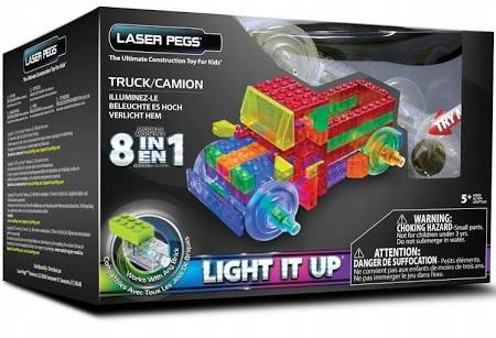 Laser Pegs, klocki konstrukcyjne 8w1 Truck 