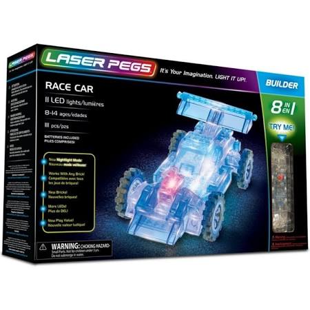 Laser Pegs, klocki konstrukcyjne 8w1 Race Car