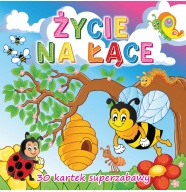 Życie na łące 30 kartek superzabawy